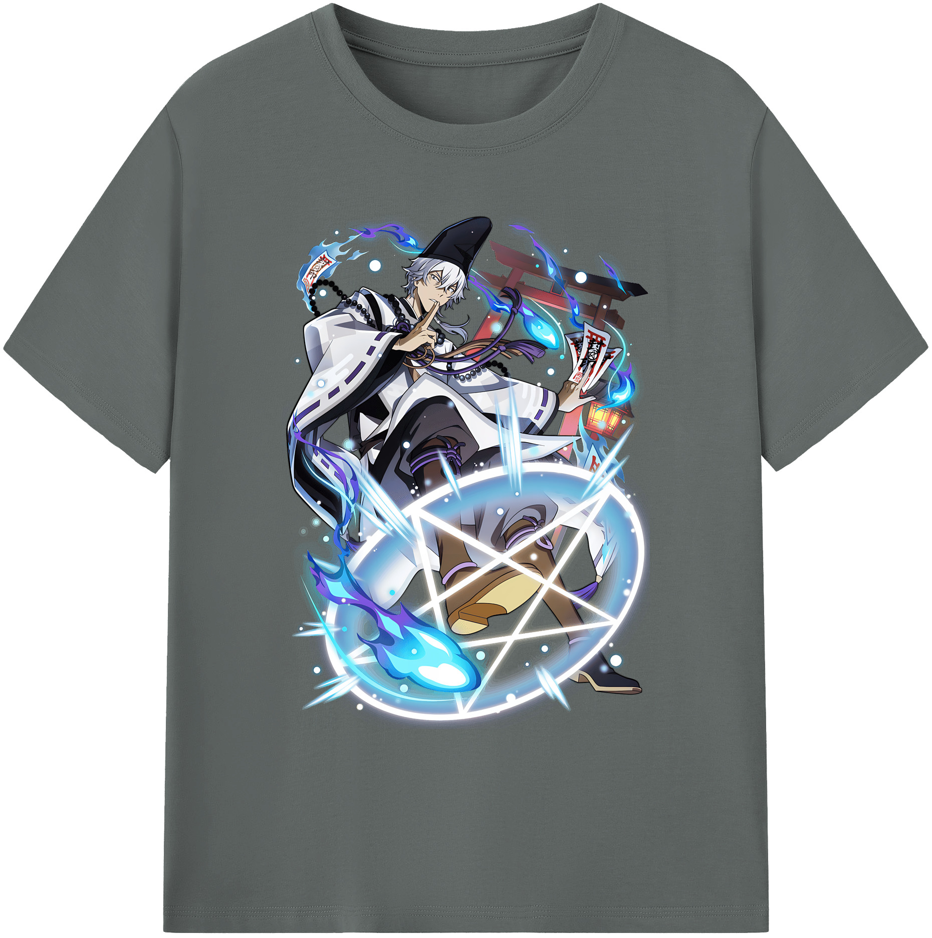 （画像用） 文豪ストレイドッグス Bungo Stray Dogs 綿100％ メンズ半袖Tシャツ｜肌触りやわらか＆通気性
